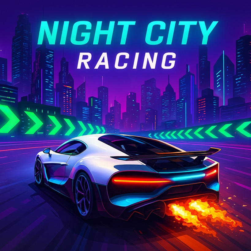 Intense and dramatic competition in Night City Racing